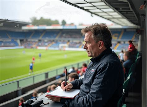 Osservatore arbitrale che analizza una partita