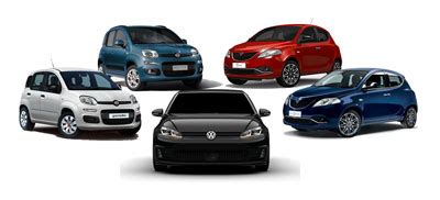 Flotta di auto Avis disponibili per il noleggio