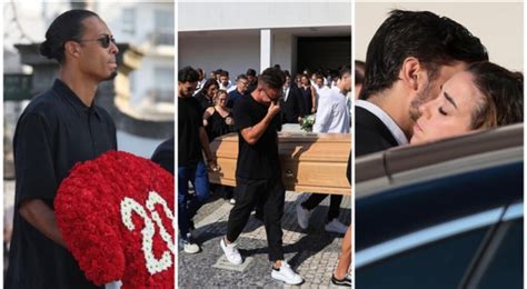 Funerale di Diogo Jota con rappresentanti del Liverpool
