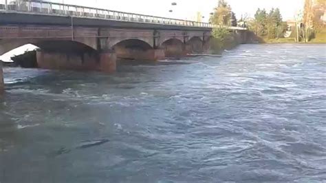 Grafico dell'andamento della piena del fiume Adda nel novembre 2002