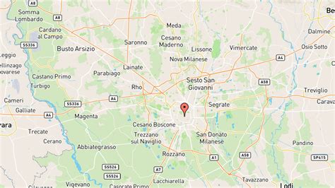 Mappa con la posizione della sede del club