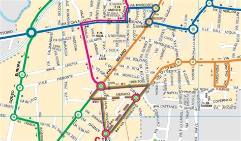 Mappa dei trasporti pubblici di Sassuolo