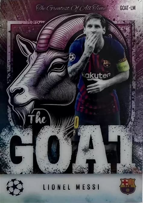 Pagina dedicata ai GOAT nell'album Champions League