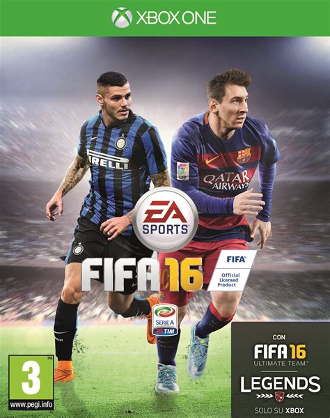 Immagine della copertina di FIFA 16 per PS4