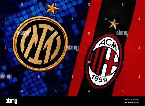 Stemma dell'Inter e del Milan con la scritta 