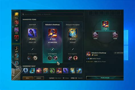 Schermata di una partita di League of Legends