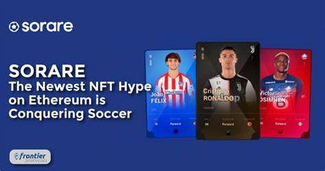 interfaccia di gioco Sorare con carte NFT