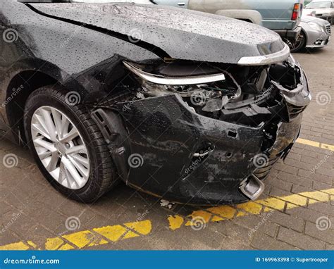 Auto danneggiata dopo una partita