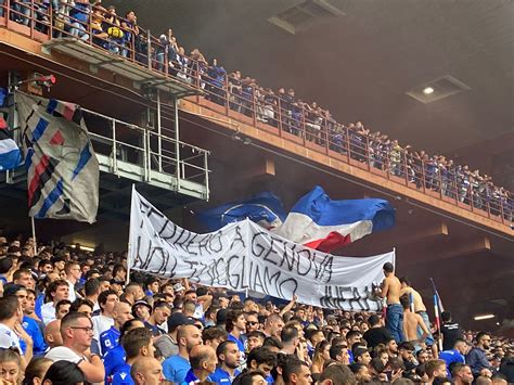 Manifestazione tifosi Sampdoria