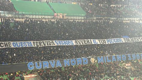 Striscione Curva Nord San Siro