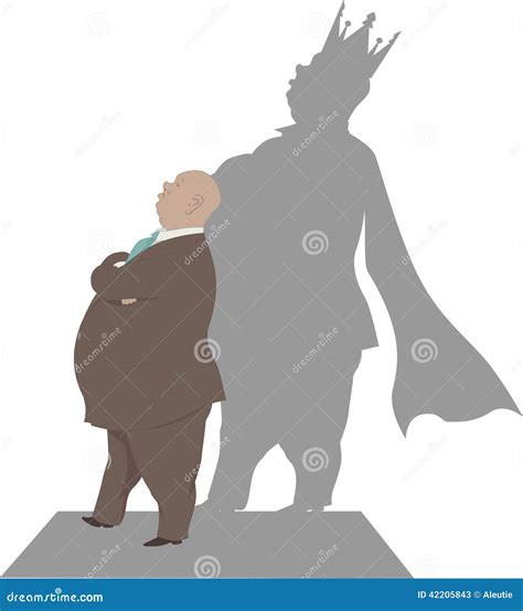 Illustrazione di una persona arrogante che guarda gli altri dall'alto in basso