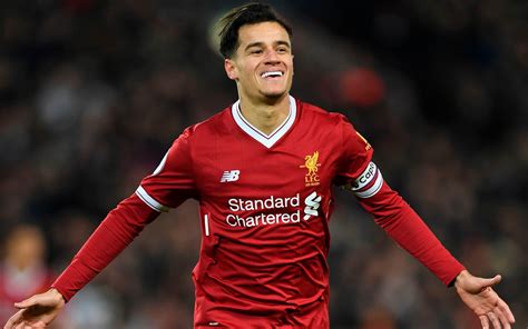 Philippe Coutinho in maglia Liverpool